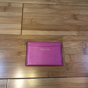 Coach credit card holder
